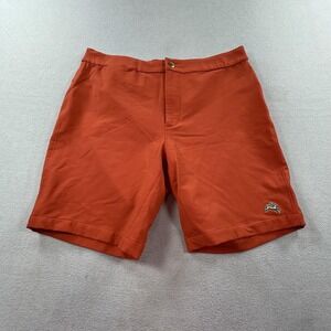 Tracksmith Shorts Mens Large Orange Longfellow Eliot Stretch Running Active
